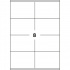 Samoprzylepne etykiety 105 x 70 mm, 8 etykiet, A4, 100 arkuszy