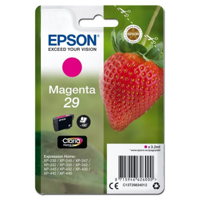 Epson T29 C13T29834012 purpurowy (magenta) tusz oryginalna