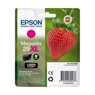 Epson T29934012, T29XL purpurowy (magenta) tusz oryginalna