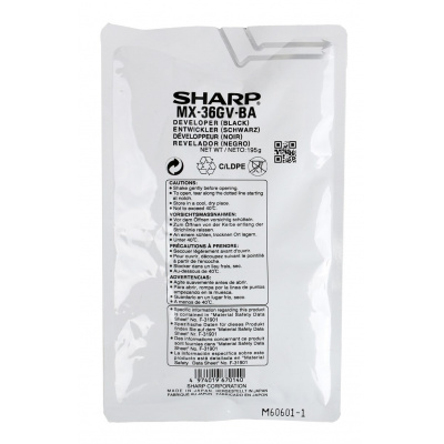 Sharp MX-36GVBA czarny (black) oryginalny deweloper