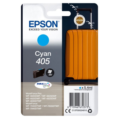 Epson 405 C13T05G24010 błękitny (cyan) tusz oryginalna