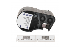 Brady M5-78-492 / 170896, 25.40 mm, Polyester, czarny druk / biały podkład