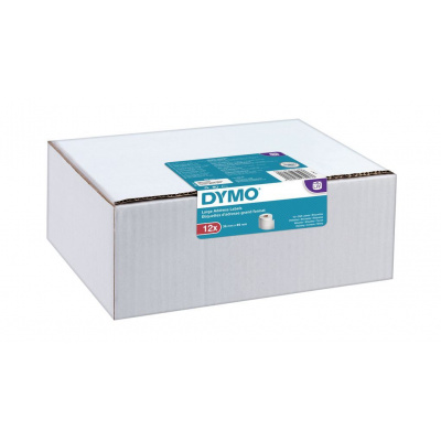 Dymo 99012, 2093093, 36mm x 89mm, oryginalne etykiety papierowe, 12 szt.