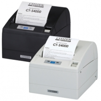 Citizen CT-S4000 CTS4000USBWH, USB, 8 dots/mm (203 dpi), cutter, white