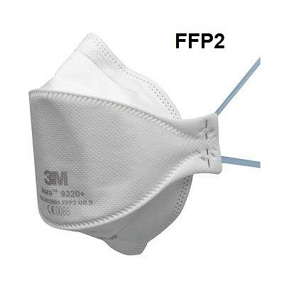 3M 9320+ Aura™ Filtrační polomaska bez výdechového ventilku  (FFP2)