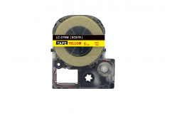 Epson LK-SC6YR, 6mm x 9m, czerwony druk / żółty podkład, taśma zamiennik