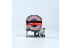 Epson LK-SD18RW, 18mm x 9m, biały druk / czerwony podkład, taśma zamiennik