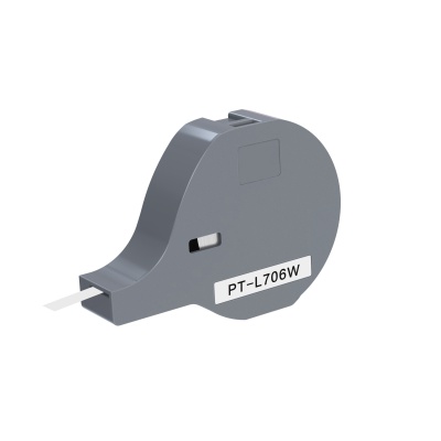 P700 L706W, 6mm x 8m, biała taśma