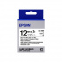 Epson LabelWorks LK-4WBH C53S654025 12mm x 2m, czarny druk / biały podkład, odporna na wysokie temperatury, taśma oryginalna