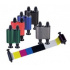 Evolis RCT019NAA colour ribbon (monochrome), wax, black