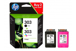 HP 303 3YM92AE kolorowy (CMYK) multipack oryginalnych kartridży