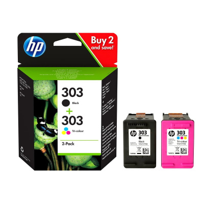 HP 303 3YM92AE kolorowa (CMYK) multipack oryginalnych kartridży