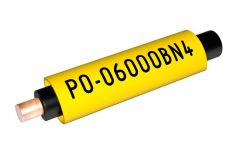 Partex PO-068TWDN4, żółty, cienkościenny, 25m (6,8 -7,0mm), rurka PVC z pamięcią kształtu, PO owalna