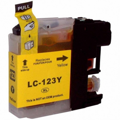 Brother LC-123 żółty (yellow) tusz zamiennik