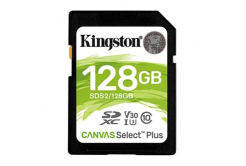 Kingston karta pamięci Canvas Select Plus, 128GB, SDXC, SDC2/128GB, UHS-I U3 (Class 10), A1