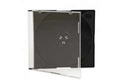 BOX na 1CD SLIM czarny (black) tray