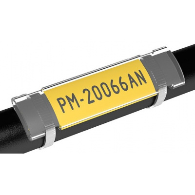 Partex PM-20045AN 11mm x 45 mm, 50 szt., (etykieta PF20), PM kieszonka na etykietę