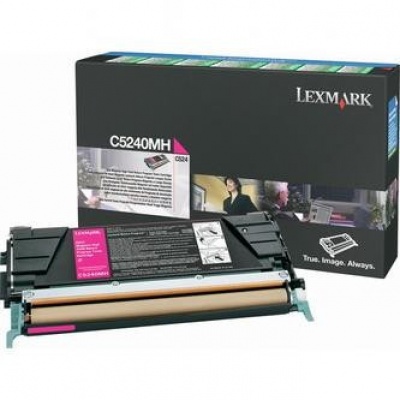 Lexmark C5240MH purpurowy (magenta) toner oryginalny