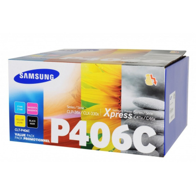 HP SU375A / Samsung CLT-P406C CMYK multipack toner oryginalny