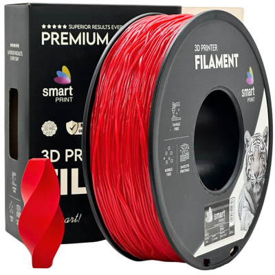Smart Print FG-S121-E1, 3D filament, TPU 95A, 1,75mm, 1000g, Czerwony (Red)