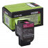 Lexmark 80C2SM0 purpurowy (magenta) toner oryginalny