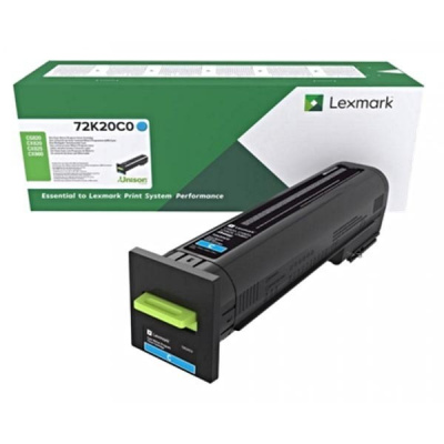 Lexmark 72K2XCE błękitny (cyan) toner oryginalny