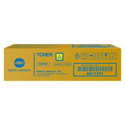 Konica Minolta TNP93Y AE1Y251 żółty (yellow) toner oryginalny
