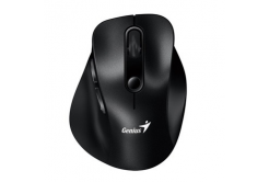 Mysz bezprzewodowy, Genius Ergo 9000S 31030038400, czarny, optyczna, 2400DPI