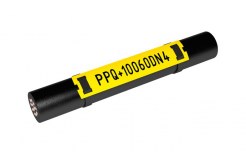 Partex PPQ+10080DN4, żółty, 10x80mm, 250 szt., PPQ+ etykieta