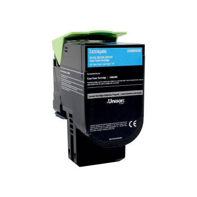 Lexmark 24B6008 błękitny (cyan) toner oryginalny