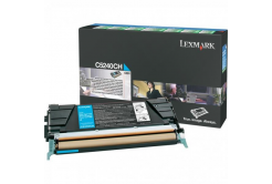 Lexmark C5240CH błękitny (cyan) toner oryginalny