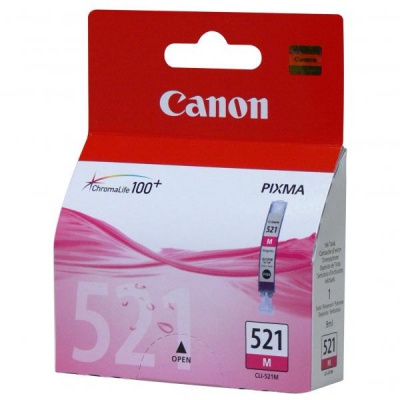 Canon CLI-521M, 2935B001 purpurowy (magenta) tusz oryginalna