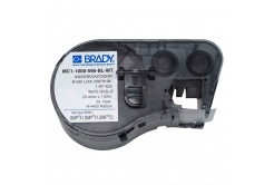 Brady MC1-1000-595-BL-WT / 131594, taśma samoprzylepna 25.40 mm x 7.62 m