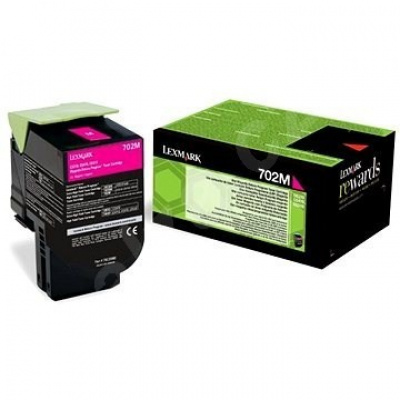 Lexmark 70C20M0 purpurowy (magenta) toner oryginalny