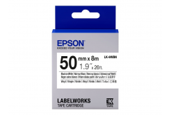 Epson LabelWorks LK-9WBN C53S659001 50mm x 8m, czarny druk / biały podkład, taśma oryginalna