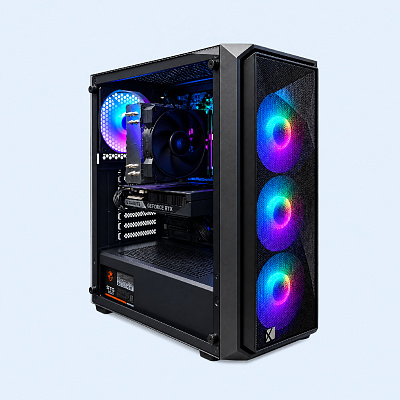 Raiko herní počítač One – RTX 5060 8GB / Ti 8/16 GB, AMD Ryzen 7 5700, 16/32GB RAM, 1TB SSD