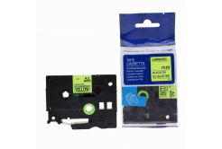 Brother HGe-C51, sygnał 24mm x 8m, czarny druk/żółty podkład, wysoka prędkość taśma zamiennik