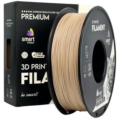 Smart Print FG-S45-E1, 3D filament, PLA Wood, 1,75mm, 1000g, Brązowy (Black walnut)