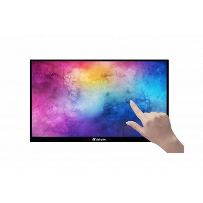 Verbatim PMT-15 Portable Touchscreen Monitor 15.6" Full HD 1080p Metal Housing Przenośny monitor dotykowy