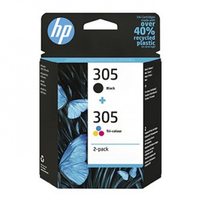HP 305 6ZD17AE kolorowa (CMYK) multipack tusz oryginalna