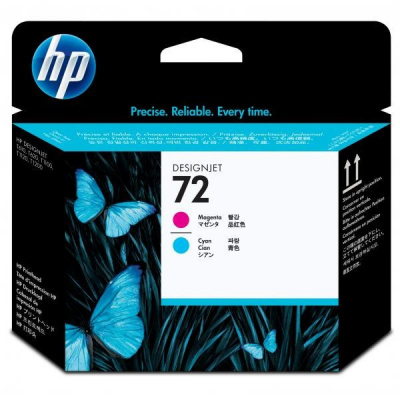 HP głowica drukująca oryginalna C9383A, HP 72, magenta/cyan, HP Designjet T1100, T770