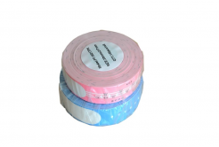 Brother PT-W260PK, 35mm x 260mm, 100 szt., czarny druk / różowy podkład, etykiety papierowe zamiennik - bransoletka, taśma zamiennik