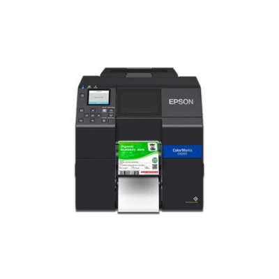 Epson ColorWorks C6000Ae C31CH76102, kolorowa drukarka etykiet, cutter, disp., USB, Ethernet, black