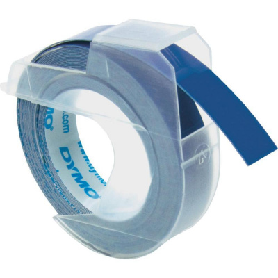 Dymo S0898140 520106, 9mm x 3m, biały druk / niebieski podkład, taśma oryginalna