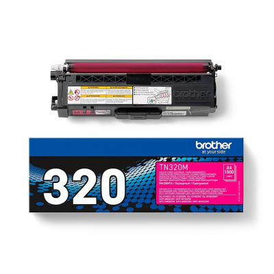 Brother TN-320M purpurowy (magenta) toner oryginalny
