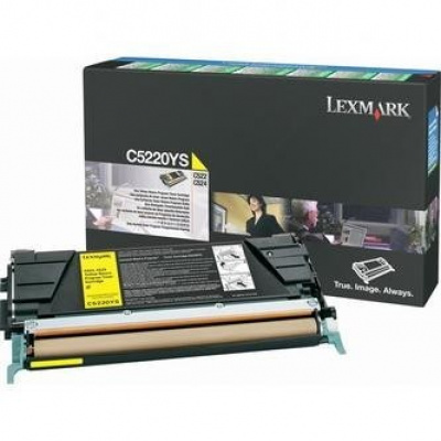 Lexmark C5220YS żółty (yellow) toner oryginalny