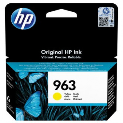 HP tusz oryginalna 3JA25AE#301, HP 963, yellow, blistr, 700 stron, 10.77ml, HP Officejet Pro 9010, 9012, 9014, 9015, 9016, 9019/P