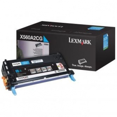 Lexmark X560A2CG błękitny (cyan) toner oryginalny