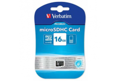 Verbatim paměťová karta Micro Secure Digital Card Premium, 16GB, micro SDHC, 44010, UHS-I U1 (Class 10)