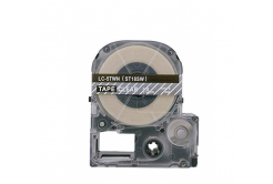 Epson LC-ST18SW, 18mm x 8m, biały druk / przezroczysty podkład, taśma zamiennik
